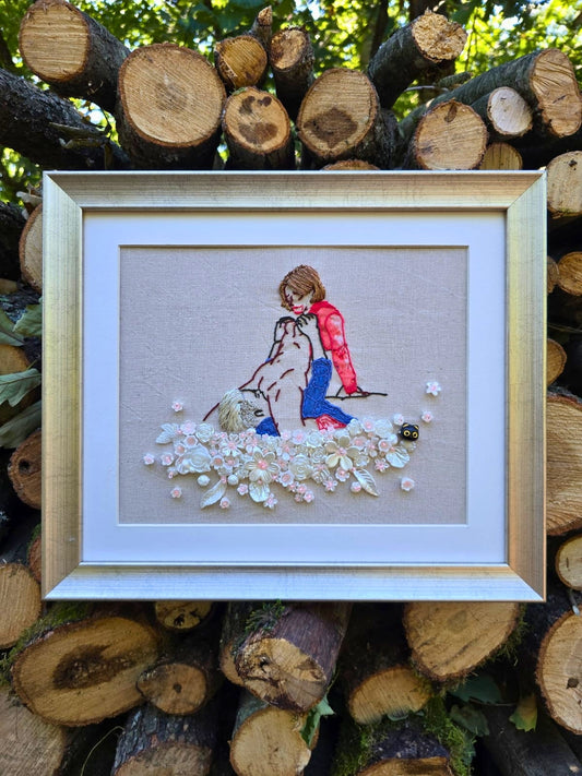 Eat Me Baby- Handmade Unique Mixed Media Wall Art