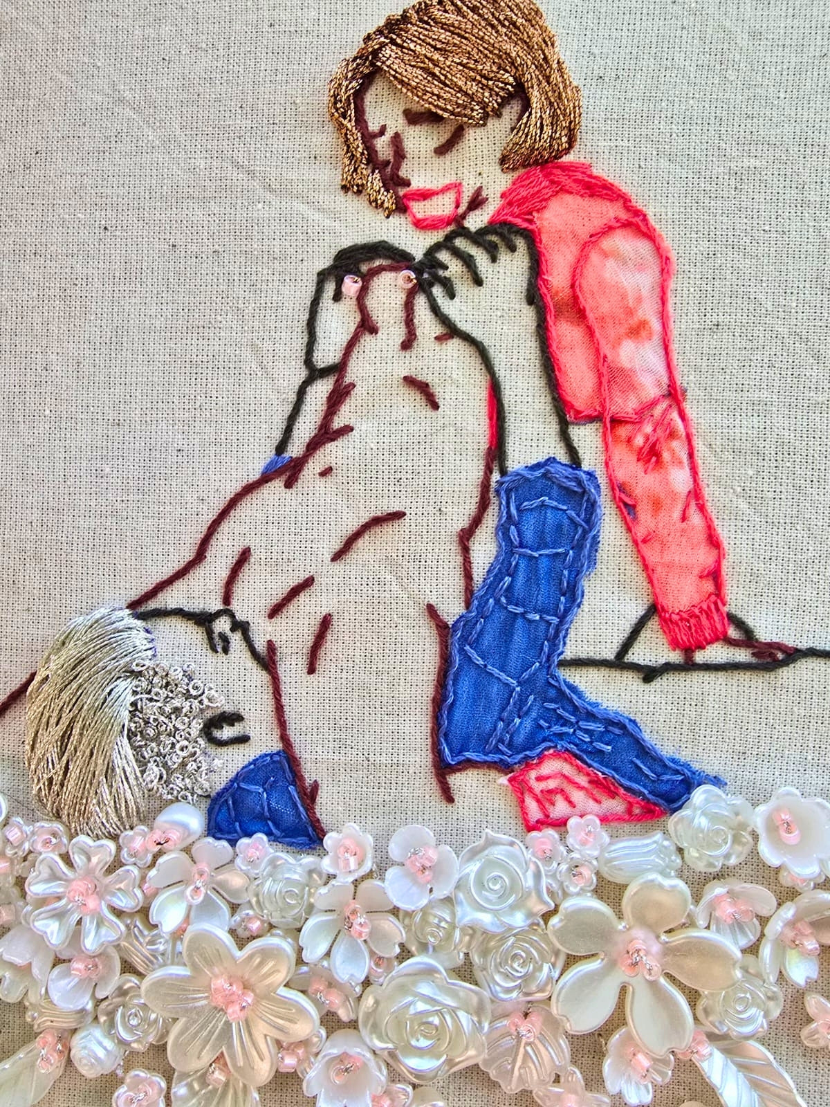 Eat Me Baby- Handmade Unique Mixed Media Wall Art