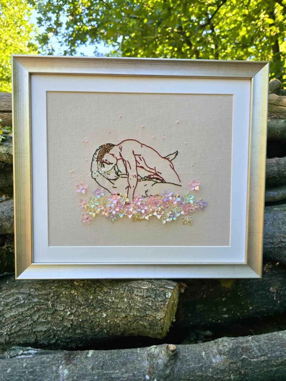 Ground Me - Handmade Unique Mixed Media Wall Art